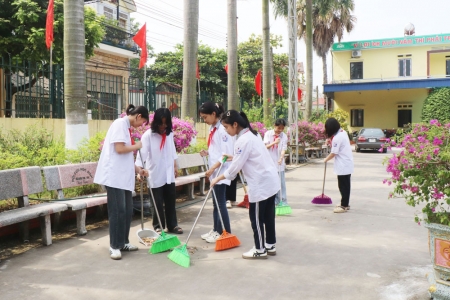 Bắc Giang: Lan tỏa phong trào xây dựng trường học văn hóa, xanh, sạch, đẹp, an toàn