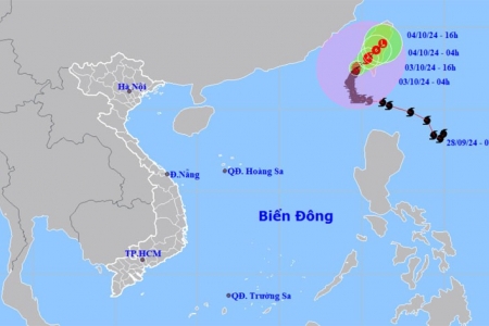 Bão số 5 không có khả năng ảnh hưởng đến Việt Nam