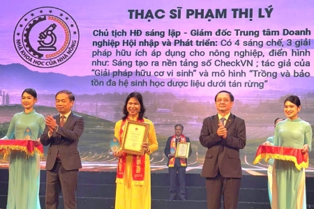 Thành viên Hiệp hội Chống hàng giả và Bảo vệ thương hiệu Việt Nam được vinh danh “Nhà khoa học của Nhà nông”