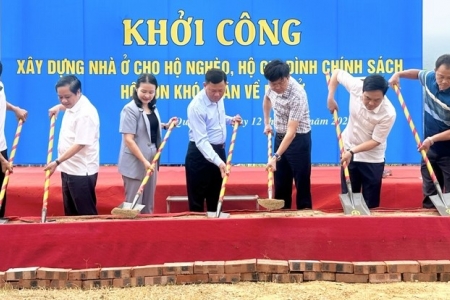 Thanh Hóa: Khởi công xây dựng nhà ở cho hộ nghèo, gia đình chính sách tại Quan Sơn