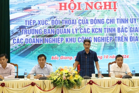 Bắc Giang: Đồng hành tháo gỡ khó khăn cho các doanh nghiệp trong khu công nghiệp