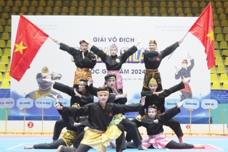 Hơn 300 vận động viên dự Giải vô địch Pencak Silat quốc gia tại Vũng Tàu