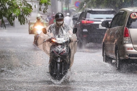 Chiều nay, Hà Nội đón mưa rào và dông