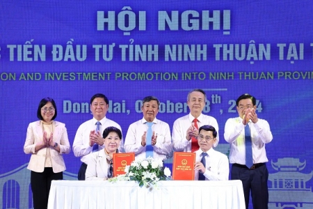 Hội nghị kết nối, xúc tiến đầu tư tỉnh Ninh Thuận tại tỉnh Đồng Nai thành công tốt đẹp