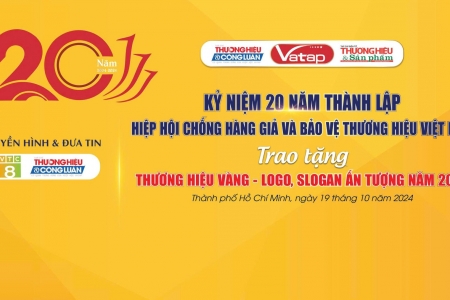 Vinh danh ‘Thương hiệu Vàng Việt Nam – Logo và Slogan Ấn Tượng’ năm 2024