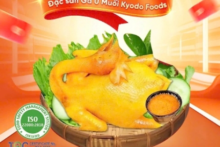 Sản phẩm “Gà ủ muối” của Kyodo Foods vinh dự nhận giải “Thương hiệu Vàng Nông nghiệp Việt Nam 2024