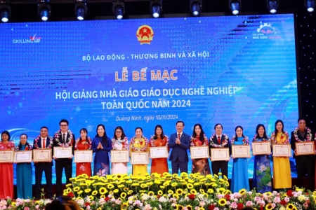 Quảng Ninh giành giải Nhì toàn đoàn tại Hội giảng Nhà giáo giáo dục nghề nghiệp toàn quốc 2024