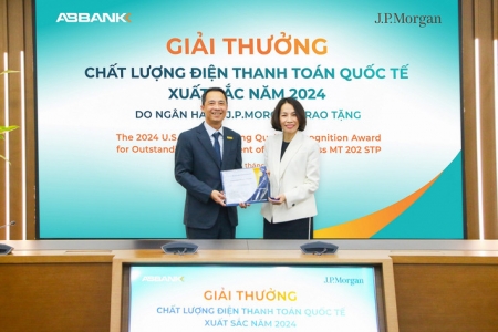 ABBANK: Ngân hàng có “Chất lượng điện Thanh toán quốc tế xuất sắc 2024”