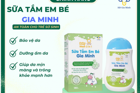 Thu hồi trên toàn quốc lô sản phẩm sữa tắm em bé Gia Minh hộp 1 lọ 180ml