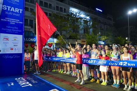 1.500 du khách Hàn Quốc tham gia giải chạy Halong Bay Heritage Marathon năm 2025