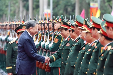 Tổng Bí thư Tô Lâm dự Lễ kỷ niệm 80 năm Ngày truyền thống Tổng cục Chính trị Quân đội Nhân dân Việt Nam