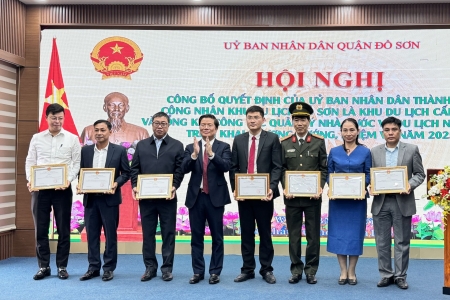 UBND TP. Hải Phòng Quyết định công nhận Khu du lịch Đồ Sơn là Khu du lịch cấp tỉnh