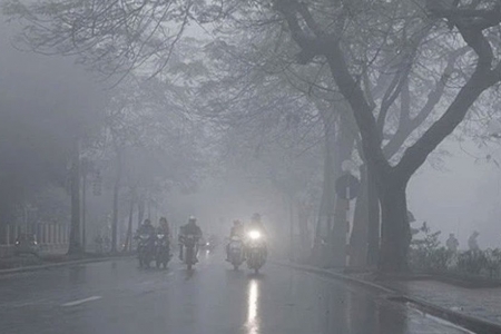 Thời tiết ngày 11/3: Bắc Bộ sương mù dày đặc, Nam Bộ nắng nóng