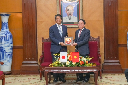 Lãnh đạo thành phố Hải Phòng tiếp xã giao Đại sứ Nhật Bản tại Việt Nam