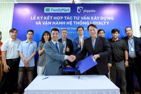 FamilyMart Việt Nam và Popplife hợp tác nâng cao trải nghiệm khách hàng