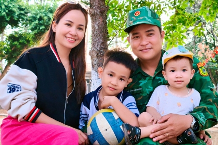 Hạnh phúc khi có điểm tựa tinh thần, hậu phương vững chắc