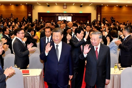 Lãnh đạo Việt Nam và Trung Quốc dự Gặp gỡ hữu nghị nhân dân hai nước