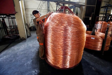 Giá kim loại đồng ngày 22/4 tăng lên mức cao nhất kể từ hơn hai tuần trở lại đây