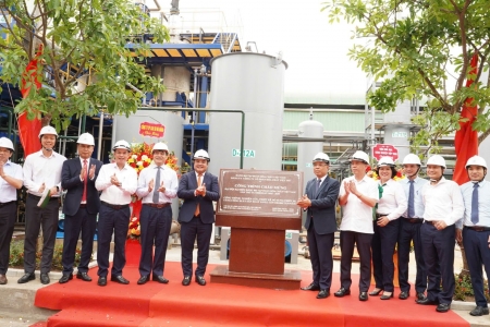 Lễ gắn biển dự án nâng công suất Javen 100.000 tấn/năm tại Hóa chất Việt Trì