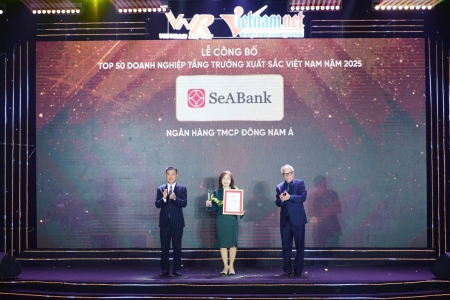 SeABank tăng 173 bậc trong bảng xếp hạng FAST500