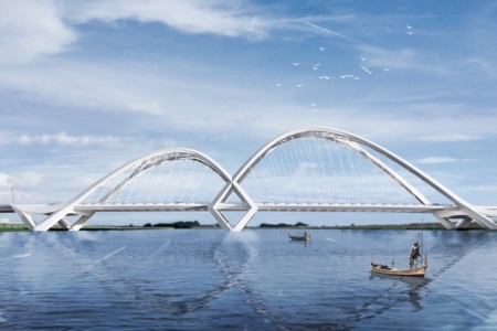 Hải Dương đẩy nhanh tiến độ xây dựng Cầu vượt sông Thái Bình