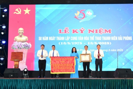 Cung Văn hóa - Thể thao Thanh niên Hải Phòng 50 năm đồng hành cùng tuổi trẻ thành phố