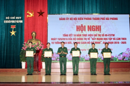 Đảng ủy Bộ đội Biên phòng TP. Hải Phòng đẩy mạnh học tập phong cách Hồ Chí Minh