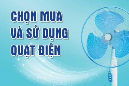 Mẹo chọn mua và sử dụng quạt điện