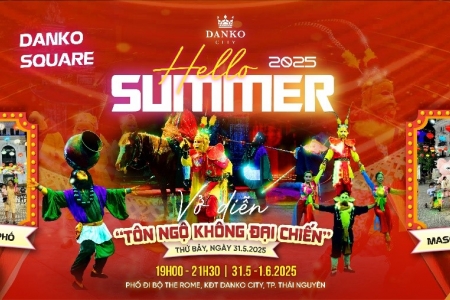 “Hello Summer 2025” - “hương vị” rực rỡ sắc màu Châu Âu tại khu đô thị Danko City