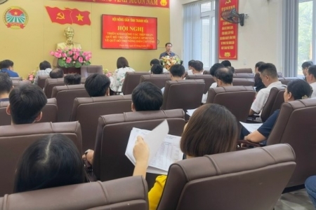 Thanh Hóa: Tiếp nhận Quỹ hỗ trợ nông dân cấp huyện về Quỹ hỗ trợ nông dân tỉnh