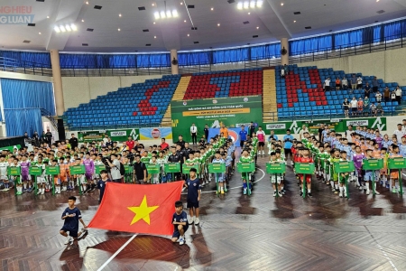 Khai mạc Giải bóng đá Nhi đồng (U11) toàn quốc cúp Nestlé MiLo 2025 tại Hải Phòng