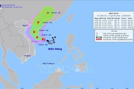 Khẩn cấp ứng phó với bão số 1 và tình hình mưa lũ