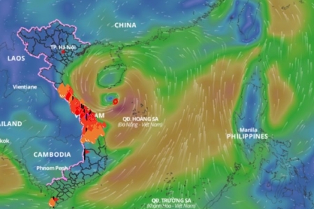 Dự báo mới nhất vùng ảnh hưởng của bão số 1