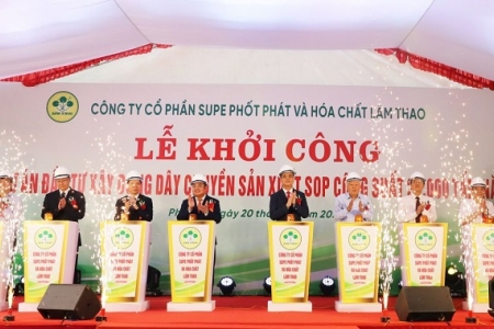 Khởi công Dự án “Đầu tư xây dựng dây chuyền sản xuất SOP công suất 20.000 tấn/năm”