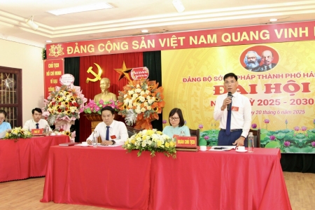 Sở Tư pháp Hải Phòng tổ chức thành công Đại hội đại biểu nhiệm kỳ 2025–2030