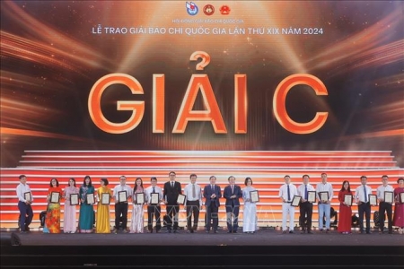 Lễ trao Giải Báo chí Quốc gia lần thứ 19 - năm 2024: Trao giải C cho các tác giả