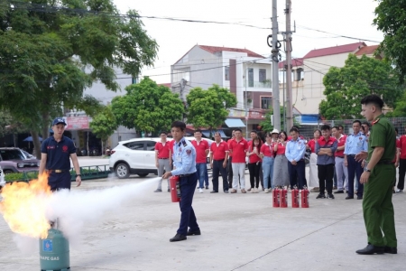 Viettel Lạng Sơn: Tổ chức huấn luyện phòng cháy, chữa cháy và cứu nạn, cứu hộ