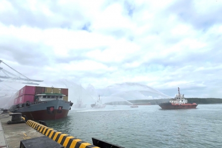 Bà Rịa - Vũng Tàu: Diễn tập chữa cháy, CNCH tại cụm Tân Cảng Cái Mép