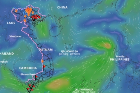 Xuất hiện vùng áp thấp mới trên Biển Đông