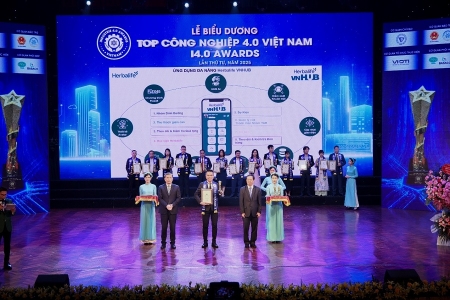 Herbalife Việt Nam nhận “Top công nghiệp 4.0” lần thứ 3 liên tiếp với ứng dụng Herbalife VNHUB