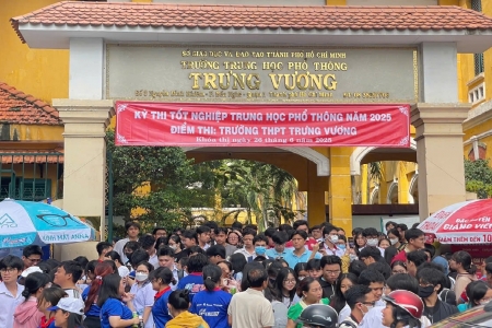 TP. Hồ Chí Minh: Gần 100.000 thí sinh bước vào ngày thi cuối cùng kỳ thi tốt nghiệp THPT 2025