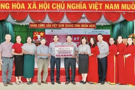 Bình Định: Chi nhánh Agribank TP. Quy Nhơn hợp tác vì nền y tế hiện đại