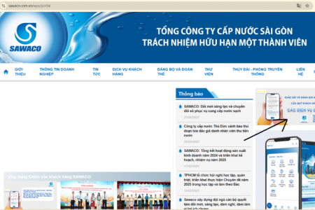 SAWACO: Khảo sát sự hài lòng của khách hàng đối với dịch vụ cấp nước