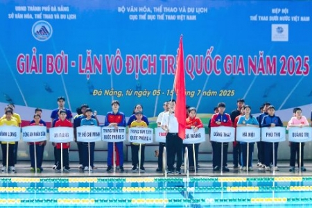 Hơn 450 vận động viên dự Giải bơi, lặn vô địch trẻ quốc gia 2025 tại Đà Nẵng