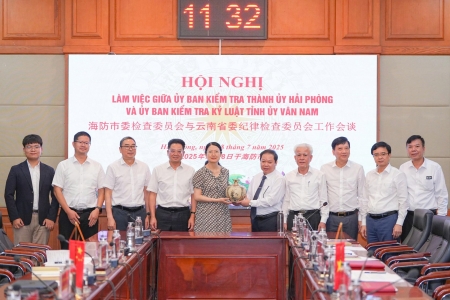 TP. Hải Phòng và tỉnh Vân Nam (Trung Quốc) tăng cường trao đổi, hợp tác về công tác kiểm tra, giám sát và phòng chống tham nhũng