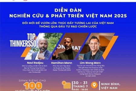 Ninh Bình tổ chức Diễn đàn Nghiên cứu và Phát triển Việt Nam 2025