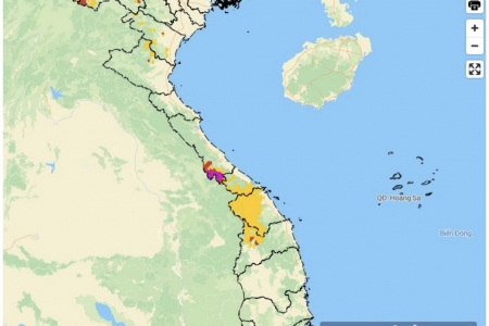 Cảnh báo lũ quét, sạt lở đất trên khu vực 9 tỉnh, thành phố