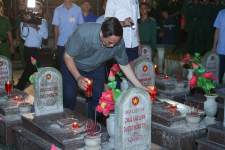 Thủ tướng Phạm Minh Chính: Các Anh hùng liệt sĩ đã làm rạng rỡ non sông, đất nước ta