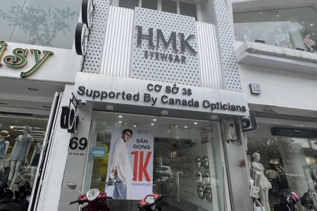 Thương hiệu mắt kính HMK: Bày bán nhiều hàng hoá thiếu thông tin tem nhãn, không rõ nguồn gốc xuất xứ