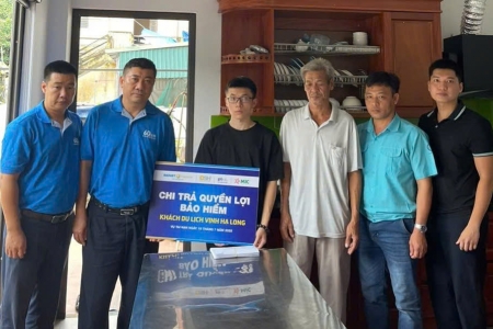 Bảo Việt Quảng Ninh cùng liên danh bảo hiểm BSH, PTI và MIC khẩn trương hỗ trợ nạn nhân vụ lật tàu Vịnh Xanh 58